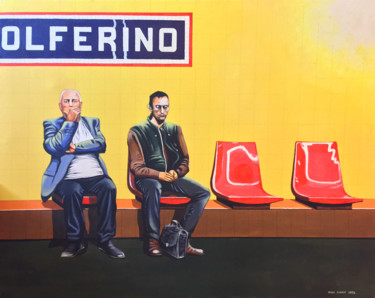 Pintura intitulada "Metro 2" por Denis D, Obras de arte originais, Acrílico