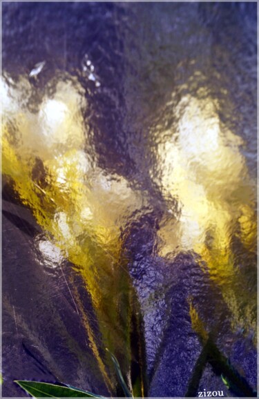 Photographie intitulée "Les deux iris" par Denise Arsac Coustoulin, Œuvre d'art originale, Photographie manipulée
