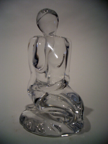 Sculpture intitulée "Ninfa" par Denise Gemin, Œuvre d'art originale, Verre