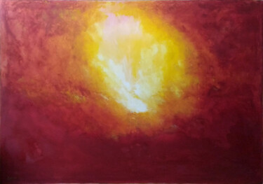 Pittura intitolato "Sunset" da Denise Gemin, Opera d'arte originale, Olio