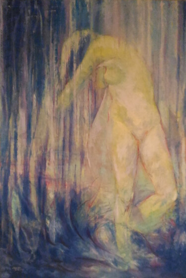 Peinture intitulée "Tutte le lacrime de…" par Denise Gemin, Œuvre d'art originale, Huile