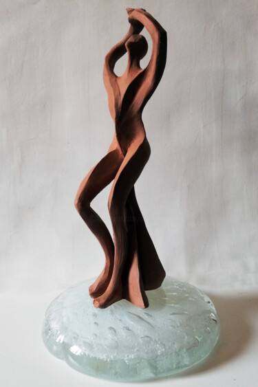 Sculpture intitulée "Zoe" par Denise Gemin, Œuvre d'art originale, Terre cuite