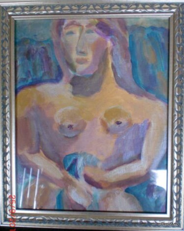 Peinture intitulée "Lisa" par Denise Guilhaumon, Œuvre d'art originale, Huile