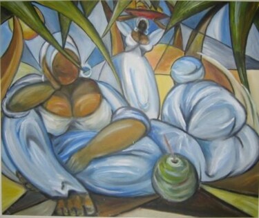 Painting titled "PREGUIÇA BAHIANA" by Denise Helena Ckless, Original Artwork