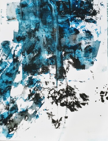 Incisioni, stampe intitolato "Abstraction" da Denise Manceau, Opera d'arte originale, Monotipo