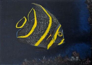 Malerei mit dem Titel "Ocean life" von Denise Martens Art, Original-Kunstwerk, Acryl
