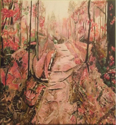 Painting titled "A Patch of Eden" by Denise Morgan, Original Artwork, Acrylic