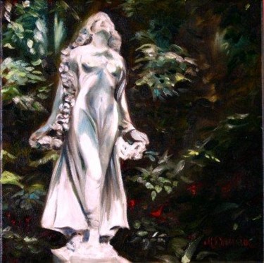 Painting titled "Statuary" by Denise Rich, Original Artwork