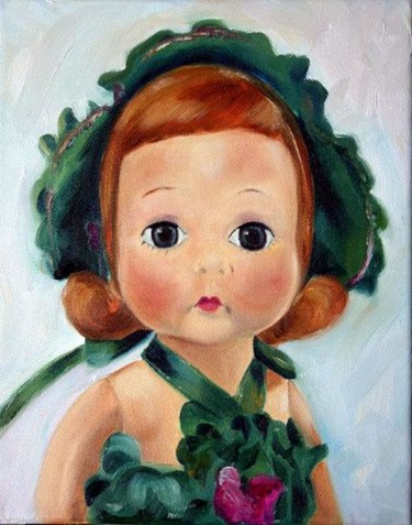 Painting titled "Little Pixie from "…" by Denise Rich, Original Artwork