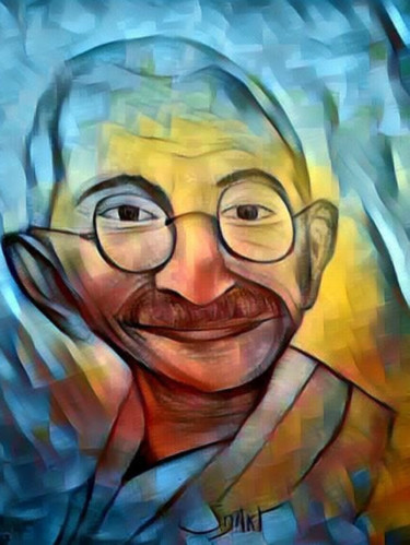 Photography titled "Gandhi" by Seiditadeniseart, Original Artwork, Digital Photography