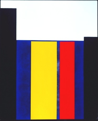 Painting titled "ÉQUILIBRE STATIQUE" by Denis Patry, Original Artwork