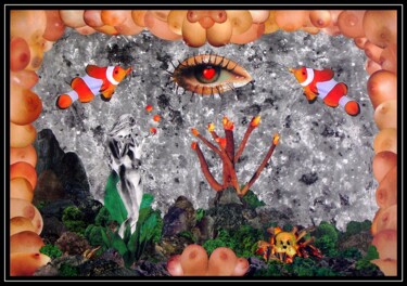 Arts numériques intitulée "Eve antropophage" par Narcolina, Œuvre d'art originale, Collages