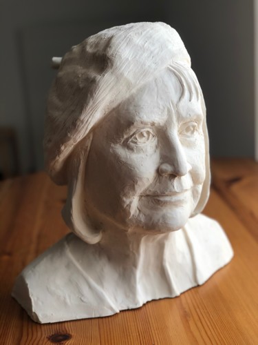 雕塑 标题为“Marie Blanche” 由Denis Thebaudeau, 原创艺术品, 兵马俑