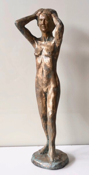 Sculpture titled "Anne Claire" by Denis Thebaudeau, Original Artwork, Bronze