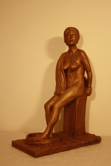 Sculpture titled "Lisa 1900" by Denis Thebaudeau, Original Artwork