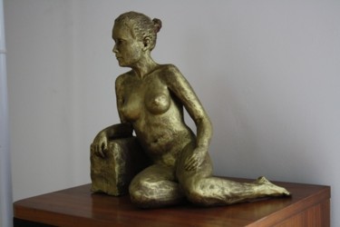 Sculpture intitulée "Anaïs" par Denis Thebaudeau, Œuvre d'art originale, Terre cuite