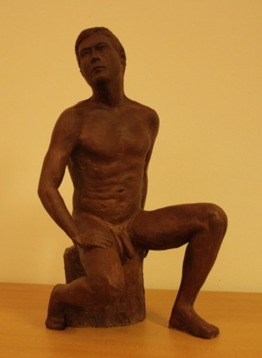 Sculpture intitulée "Jérome" par Denis Thebaudeau, Œuvre d'art originale