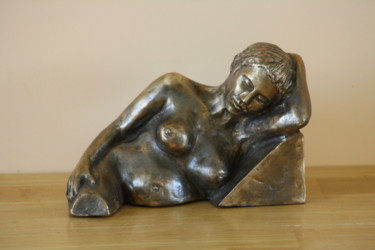 Sculpture titled "Maternité" by Denis Thebaudeau, Original Artwork, Metals