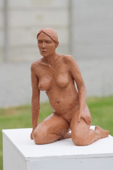 雕塑 标题为“FLO ou la force tra…” 由Denis Thebaudeau, 原创艺术品, 兵马俑