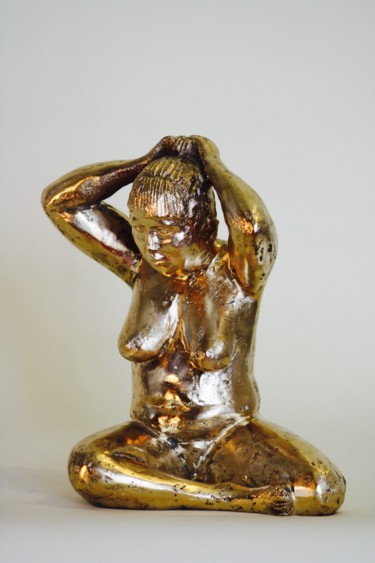 Sculpture intitulée "Polly Bronze" par Denis Thebaudeau, Œuvre d'art originale, Métaux