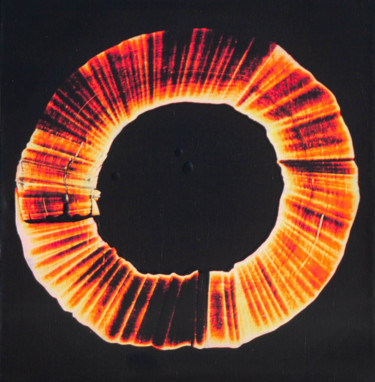 Картина под названием "Lava Circle" - Deonis Thekko, Подлинное произведение искусства, Другой