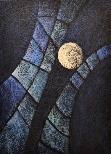 "Ay II" başlıklı Tablo Deniz Atalay tarafından, Orijinal sanat, Akrilik