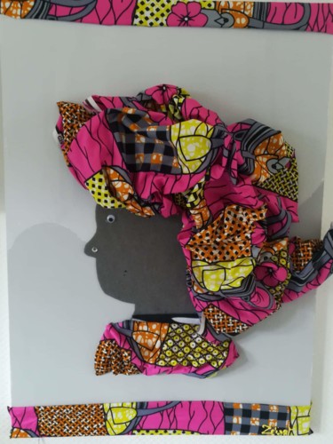 Babetha Textile Art titled "Babetha" by Zeïart, Original Art, Fabric