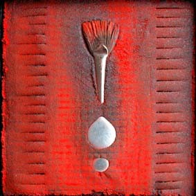 Peinture intitulée "Terre rouge N°7" par Isabelle Denniel, Œuvre d'art originale, Huile