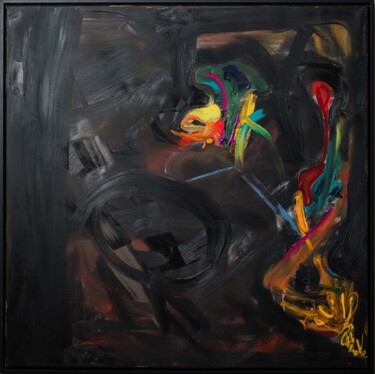Pintura titulada "Schatten und Farbe" por Dennis Josef Meseg, Obra de arte original, Oleo Montado en Bastidor de camilla de…