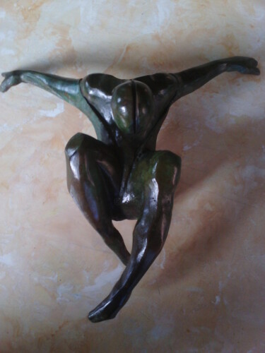 Скульптура под названием "The Fly" - Dennis Van Den Bossche (D.Boss), Подлинное произведение искусства, Бронза