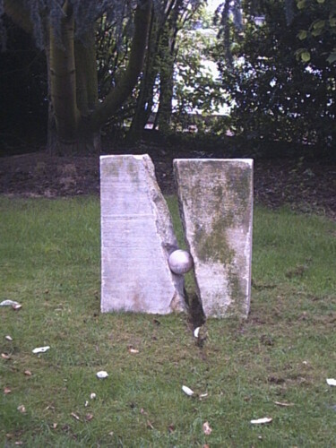 Skulptur mit dem Titel "Tsunami" von Dennis Van Den Bossche (D.Boss), Original-Kunstwerk, Bronze