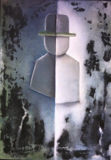 Painting titled "spiritman" by Dennis Van Den Bossche (D.Boss), Original Artwork