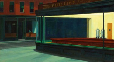 Pintura titulada "Closed | Hopper | R…" por Dent-De-Lion Du Midi, Obra de arte original, Pintura Digital