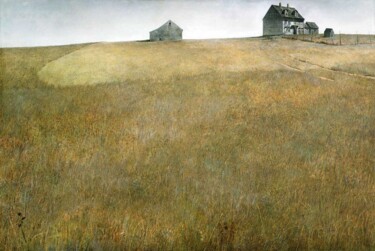 Картина под названием "The Hill | Wyeth |…" - Dent-De-Lion Du Midi, Подлинное произведение искусства, Цифровая живопись