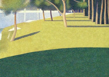 Malerei mit dem Titel "Monday | Seurat | R…" von Dent-De-Lion Du Midi, Original-Kunstwerk, Digitale Malerei