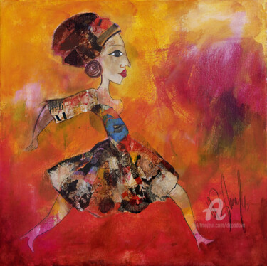 Peinture intitulée "femme 13" par Valérie Depadova, Œuvre d'art originale, Acrylique