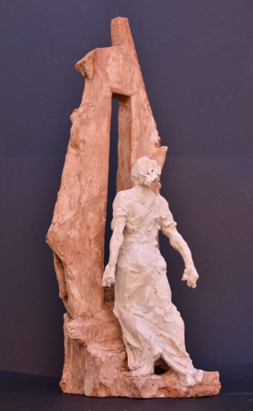 IL GIORNO DOPO Escultura titulada "IL GIORNO DOPO" por Antonio De Paoli, Obra de arte original, Terracota