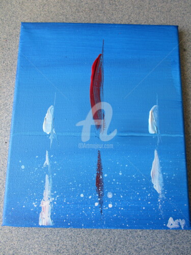 Peinture intitulée "6-francoise-25x30cm…" par Deph, Œuvre d'art originale, Acrylique