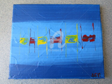 Painting titled "14-painting-abstrai…" by Deph, Original Artwork, Acrylic