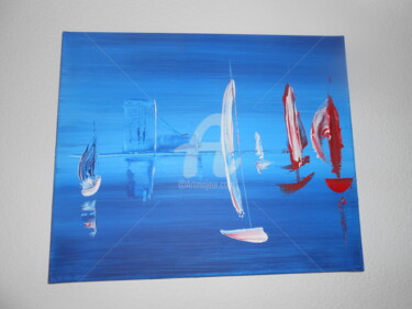 Peinture intitulée "toile-abstraite-001…" par Deph, Œuvre d'art originale, Acrylique