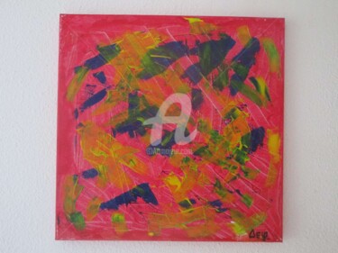Peinture intitulée "copie-0-11-reverie-…" par Deph, Œuvre d'art originale, Acrylique
