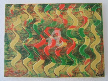 Peinture intitulée "69-aosis-tropical-4…" par Deph, Œuvre d'art originale, Acrylique