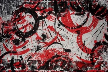 Pittura intitolato "oO°" da Deppyou, Opera d'arte originale, Olio