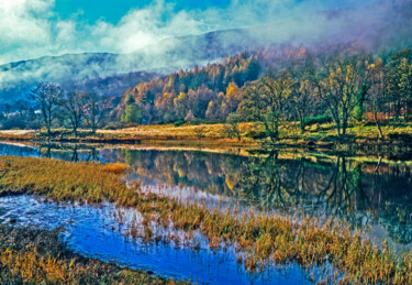 Fotografie getiteld "Misty morning in th…" door Derek Harris, Origineel Kunstwerk, Niet gemanipuleerde fotografie