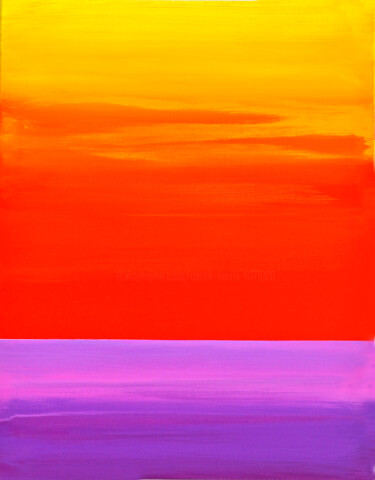 Digital Arts με τίτλο "Kouklia Sunset" από Derek Harris, Αυθεντικά έργα τέχνης, Ψηφιακή εκτύπωση