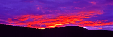 Photography titled "Sunset Sky over Skye" by Derek Harris, Original Artwork, Non Manipulated Photography