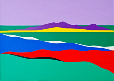 Digital Arts titled "Land, Sea and Sky" by Derek Harris, Original Artwork, Digital Print