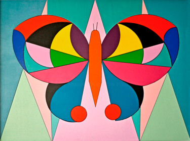 Arte digital titulada "Butterfly 3" por Derek Harris, Obra de arte original, Impresión digital