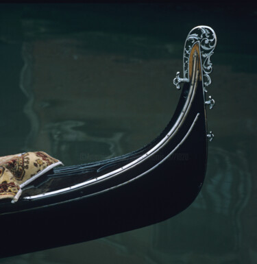 Photography titled "Venetian Gondola in…" by Derek Harris, Original Artwork, Non Manipulated Photography