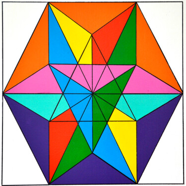 数字艺术 标题为“Vector Equilibrium 2” 由Derek Harris, 原创艺术品, 数字打印